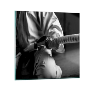 Obraz na szkle - Dusza wojownika - 30x30 cm