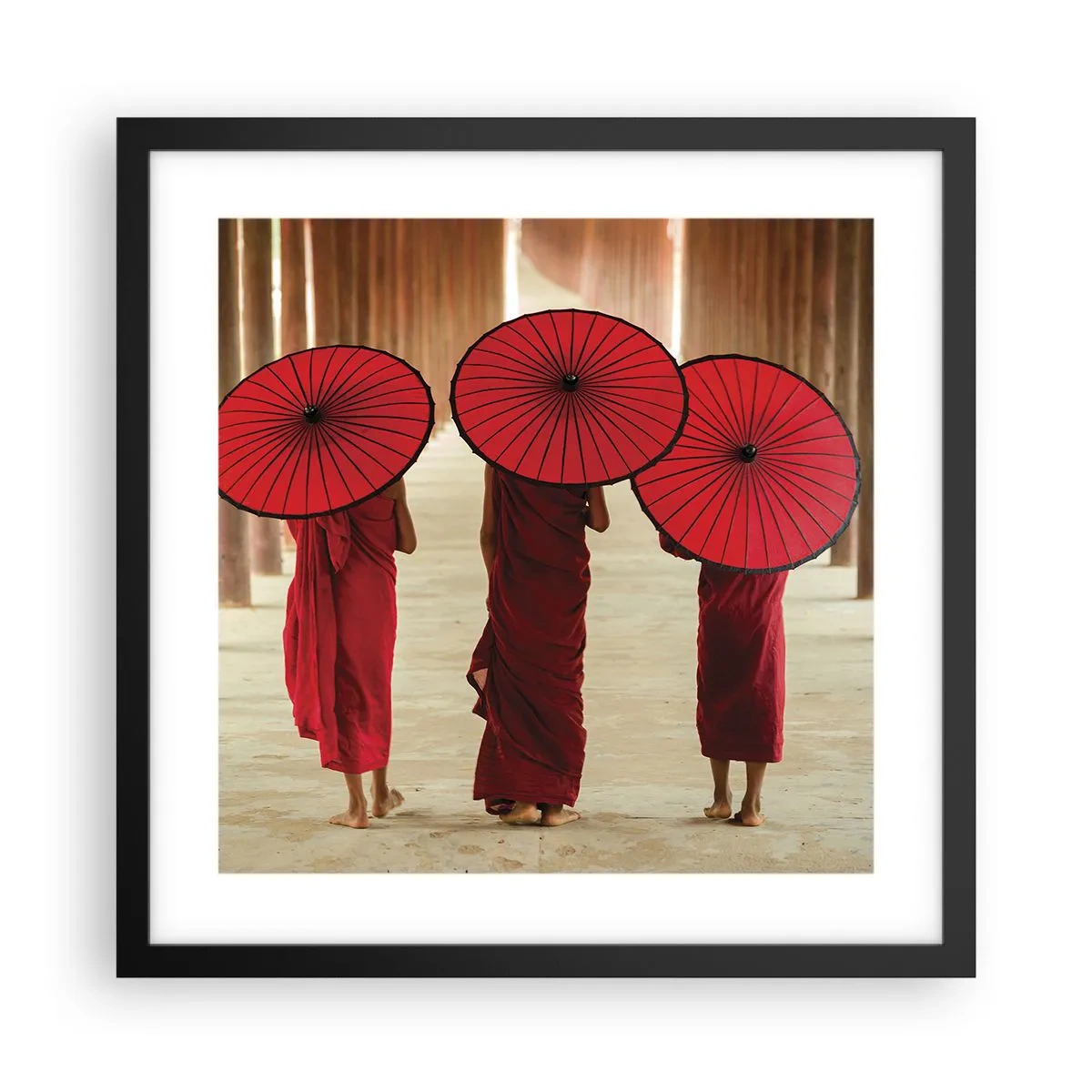 Plakat w czarnej ramie - W drodze do Czystej Krainy - 40x40 cm