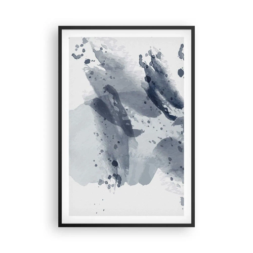 Plakat w czarnej ramie - Studium natury wody - 61x91 cm