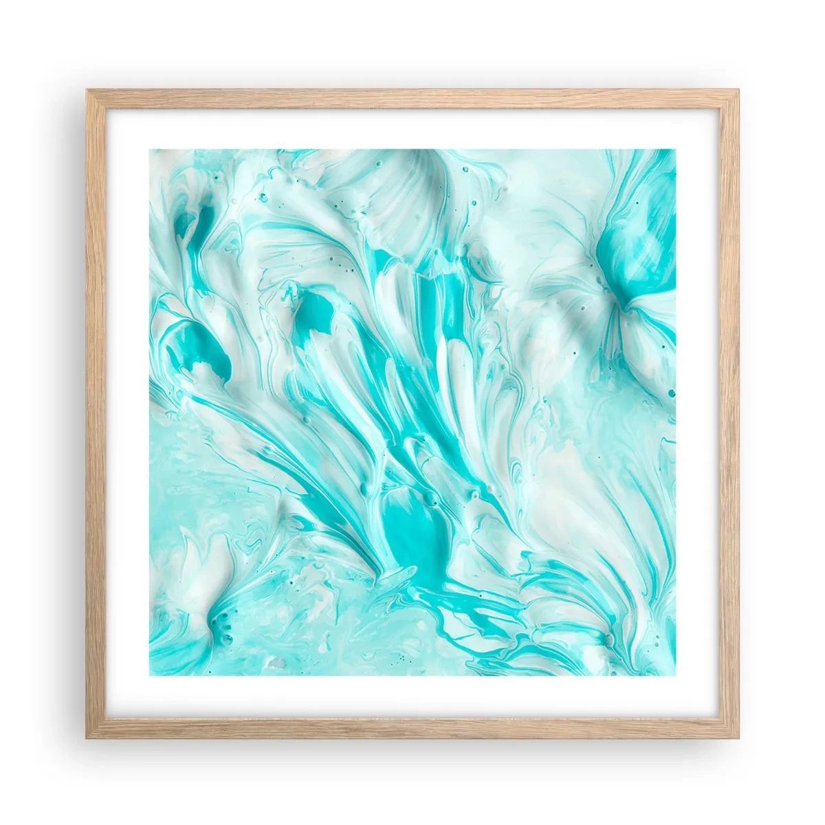 Plakat w ramie jasny dąb - Na zawsze razem - 50x50 cm