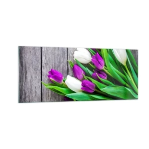 Obraz na szkle - W dniu wiosennego święta - 100x40 cm