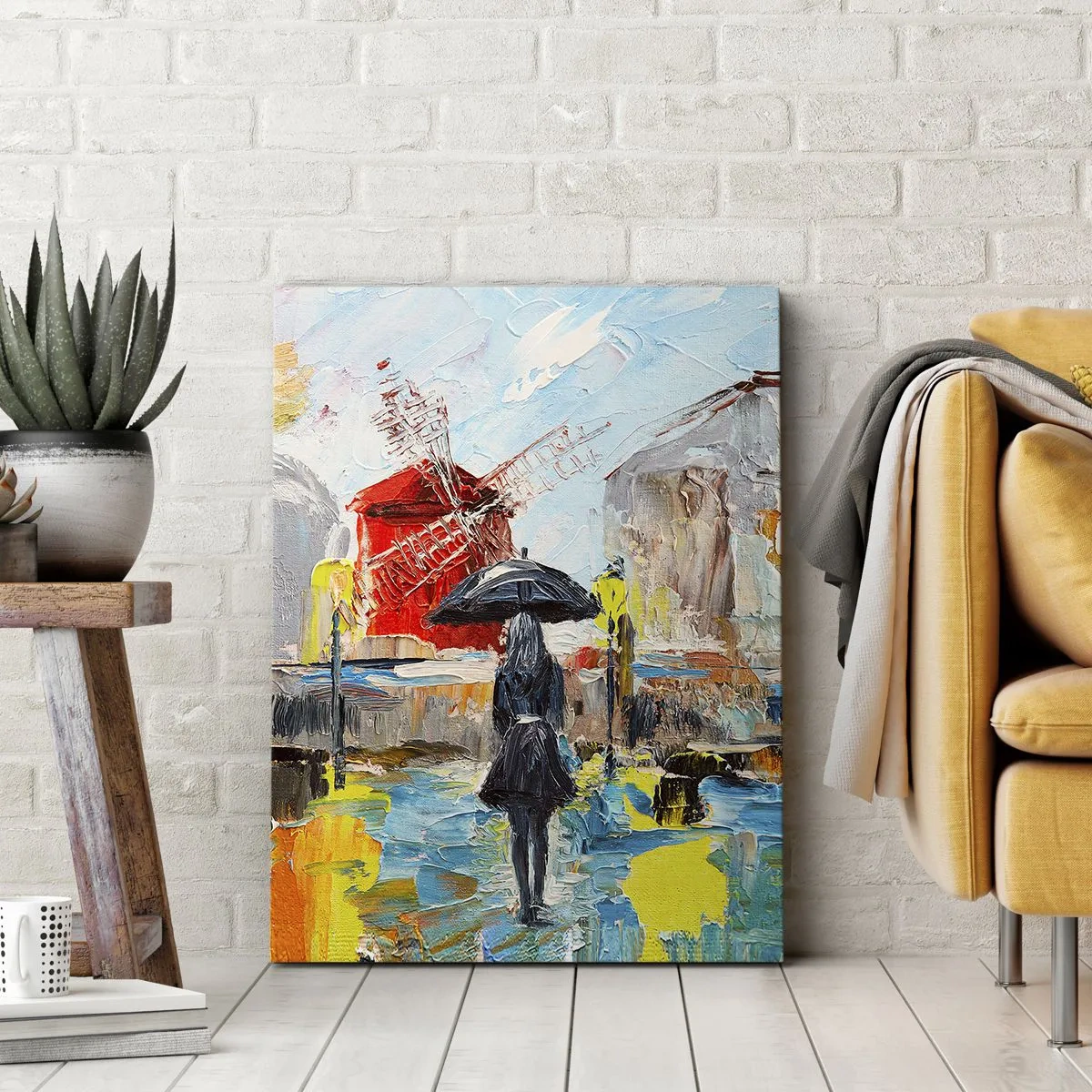 Obraz na płótnie - Paryskie legendy - 55x100 cm