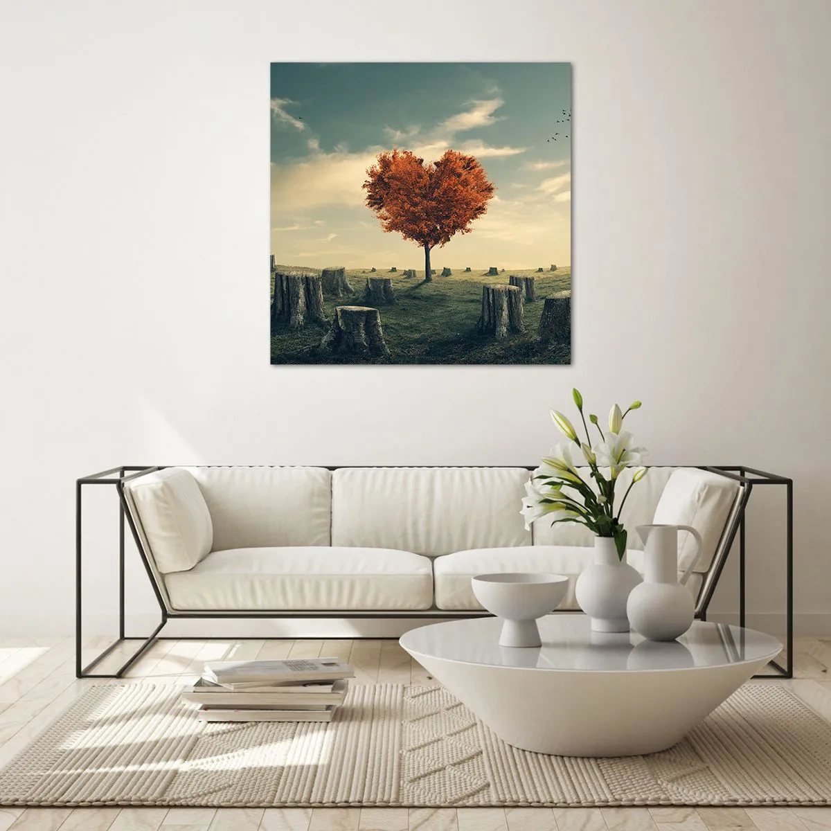 Obraz na szkle - Wciąż jest nadzieja - 50x50 cm