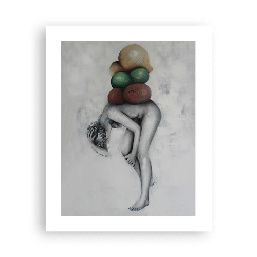 Plakat - Ciężar życia - 40x50 cm