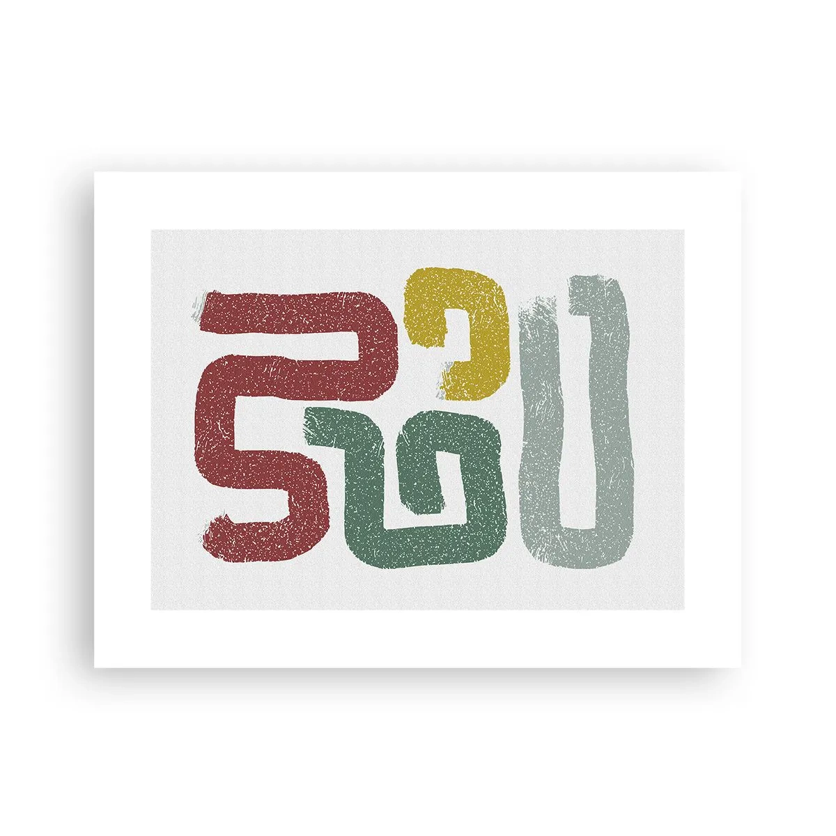 Plakat - W nieznanym języku - 40x30 cm