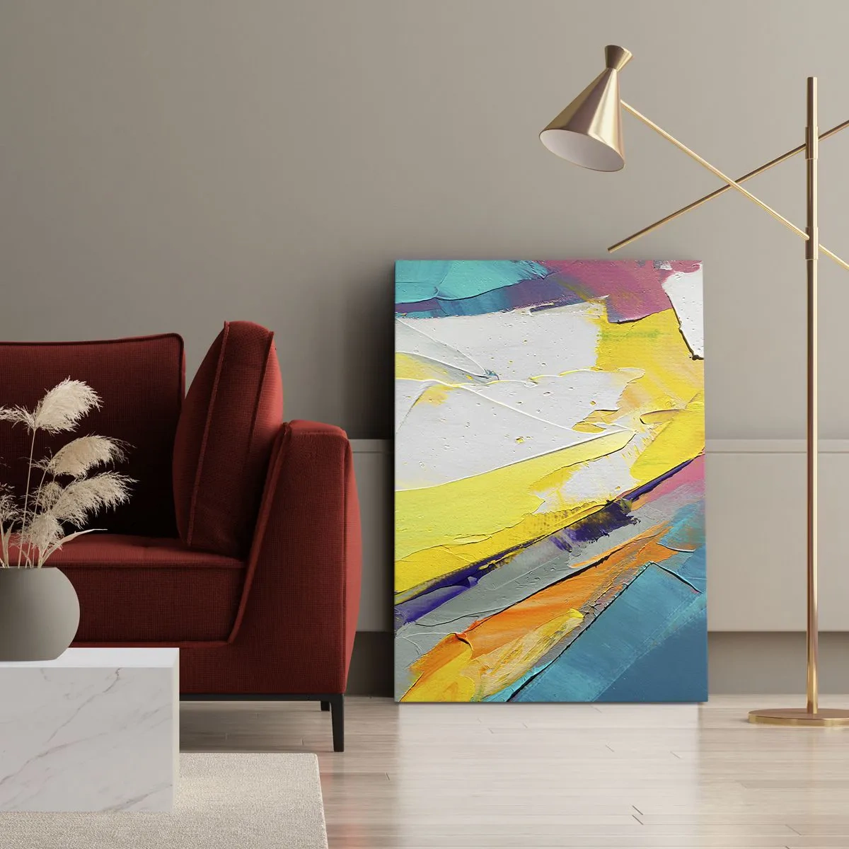 Obraz na płótnie - Anatomia światła - 45x80 cm