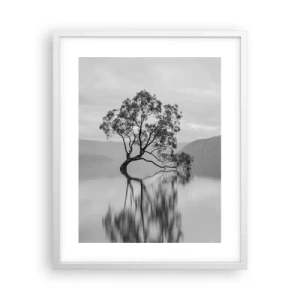 Plakat w białej ramie - Jest taki kraj - 40x50 cm