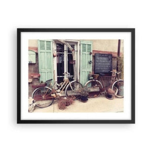 Plakat w czarnej ramie - Niech żyje prowincja - 50x40 cm