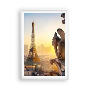 Plakat w białej ramie - Wiele się zmieniło… - 61x91 cm