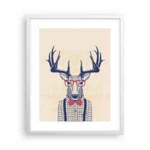 Plakat w białej ramie - Zabawna ekstrawagancja - 40x50 cm