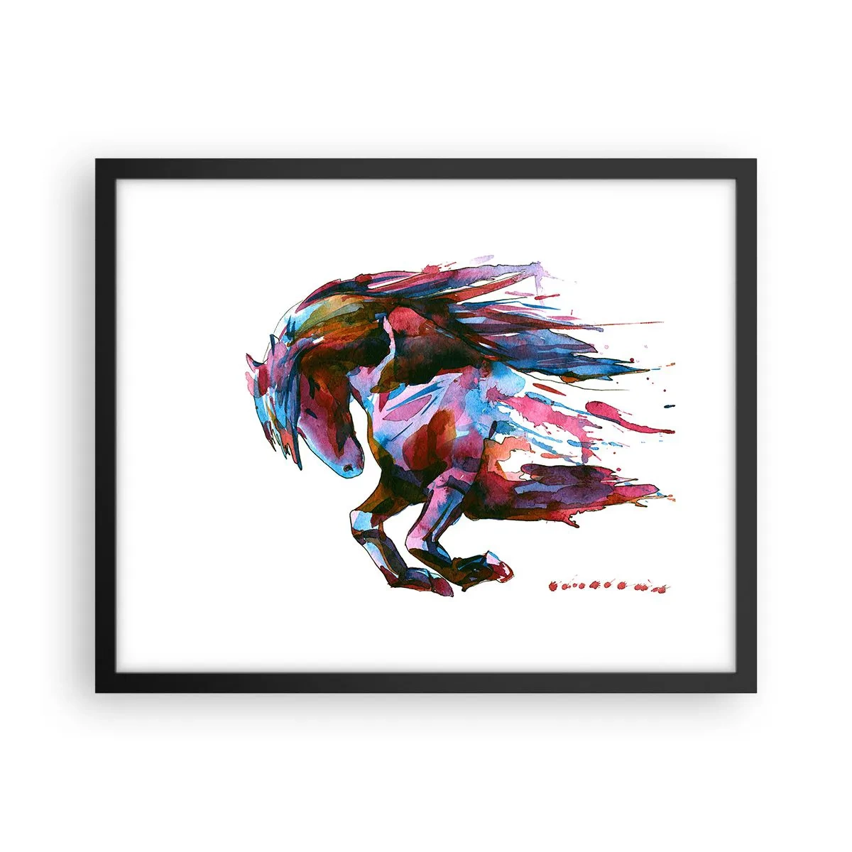 Plakat w czarnej ramie - W uniesieniu - 50x40 cm