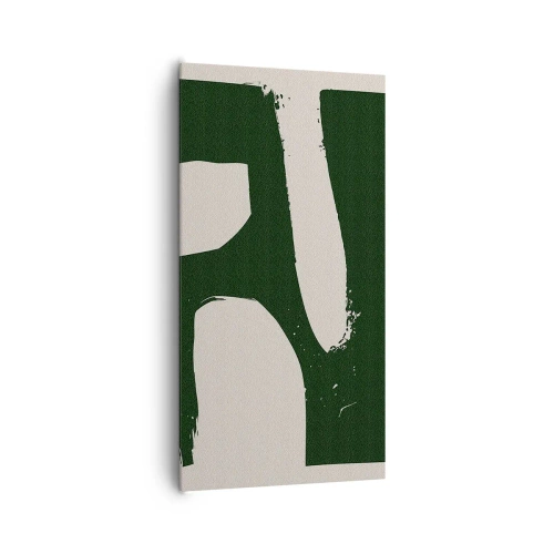 Obraz na płótnie - Zatoki bieli - 65x120 cm