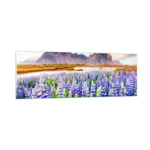 Obraz na szkle - Siła i surowość obok łagodności - 90x30 cm