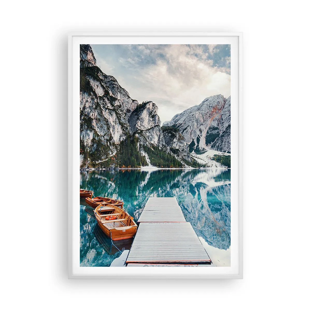 Plakat w białej ramie - Pokażemy ci piękno - 70x100 cm