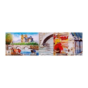 Fototapeta Próbka Premium Sand - Ich czas nigdy nie mija - Miasto, Paryż, Architektura - 100x30 cm