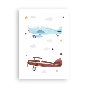 Plakat - Panie pilocie, czekamy! - 70x100 cm