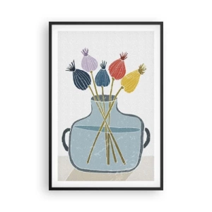 Plakat w czarnej ramie - Jak makiem zasiał - 61x91 cm