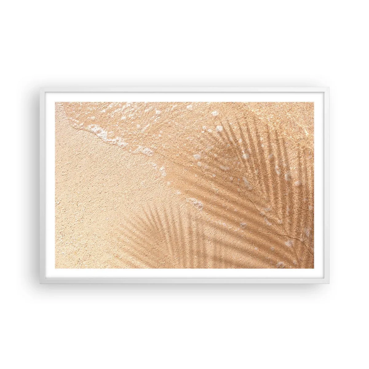 Plakat w białej ramie - Cień gorącego lata - 91x61 cm