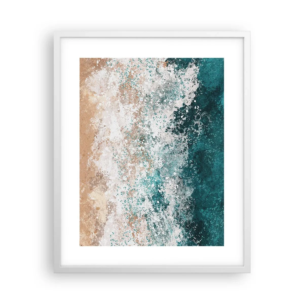 Plakat w białej ramie - Morskie opowieści - 40x50 cm