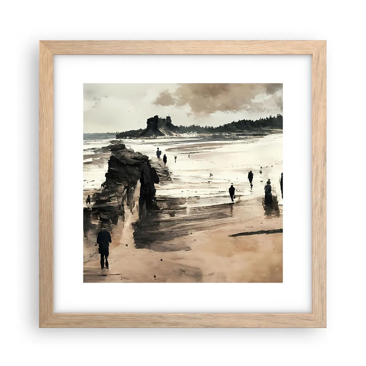 Plakat w ramie jasny dąb - Przywołani - 30x30 cm