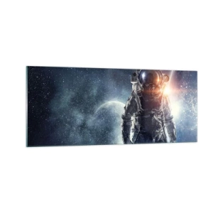 Obraz na szkle - Kosmiczna przygoda - 100x40 cm