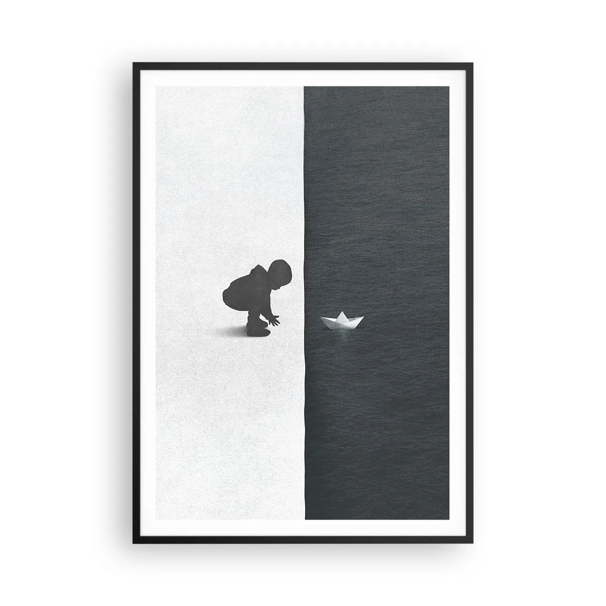 Plakat w czarnej ramie - Wielka wyprawa - 70x100 cm