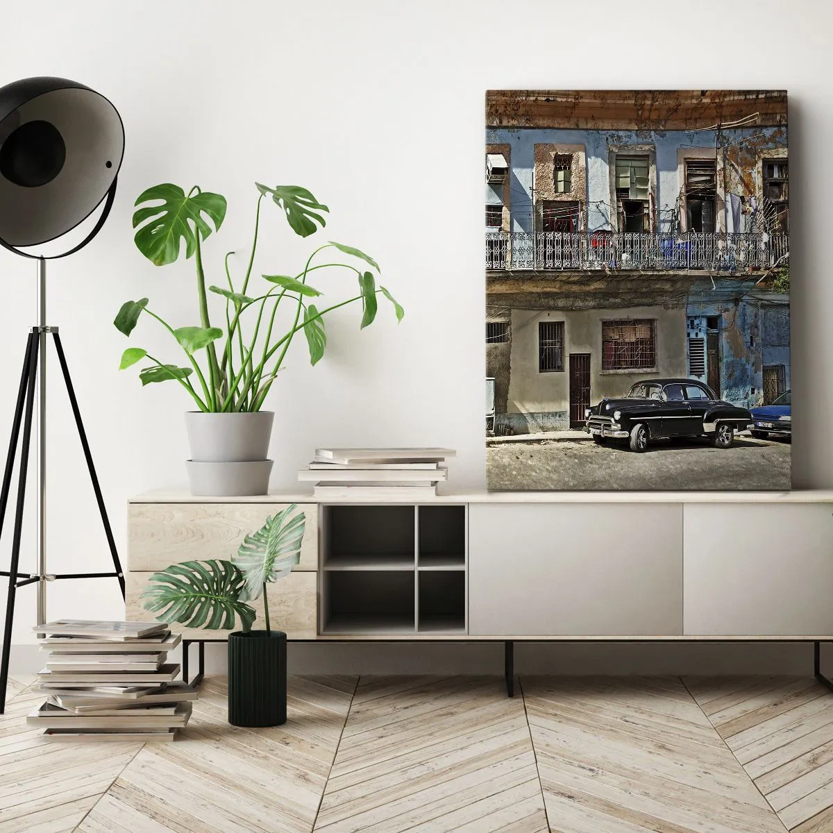 Obraz na płótnie - Hawańskie klimaty - 45x80 cm