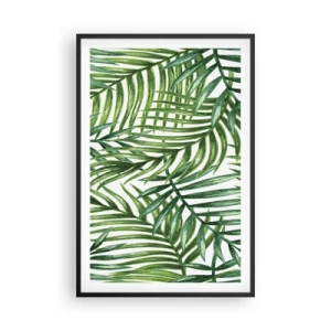 Plakat w czarnej ramie - Pod zielonym baldachimem - 61x91 cm