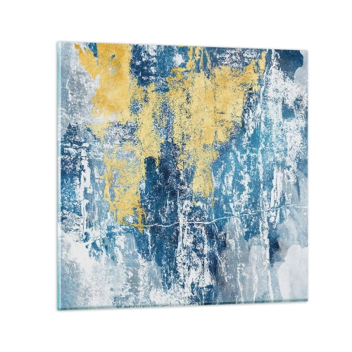 Obraz na szkle - Abstrakcja pełna pogody - 30x30 cm