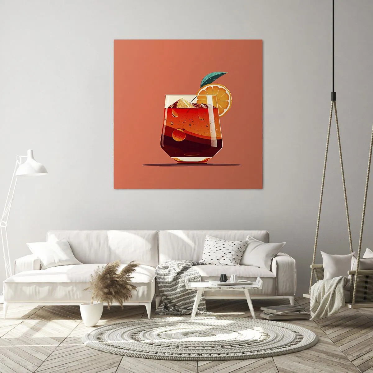 Obraz na płótnie - Letnie orzeźwienie - 50x50 cm