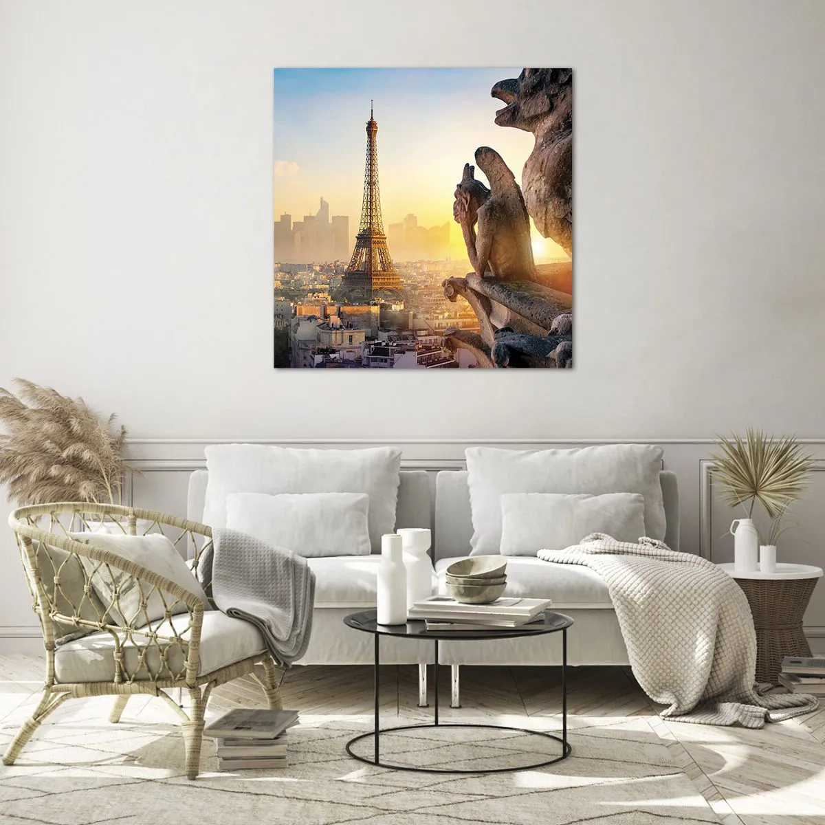 Obraz na szkle - Wiele się zmieniło… - 70x70 cm