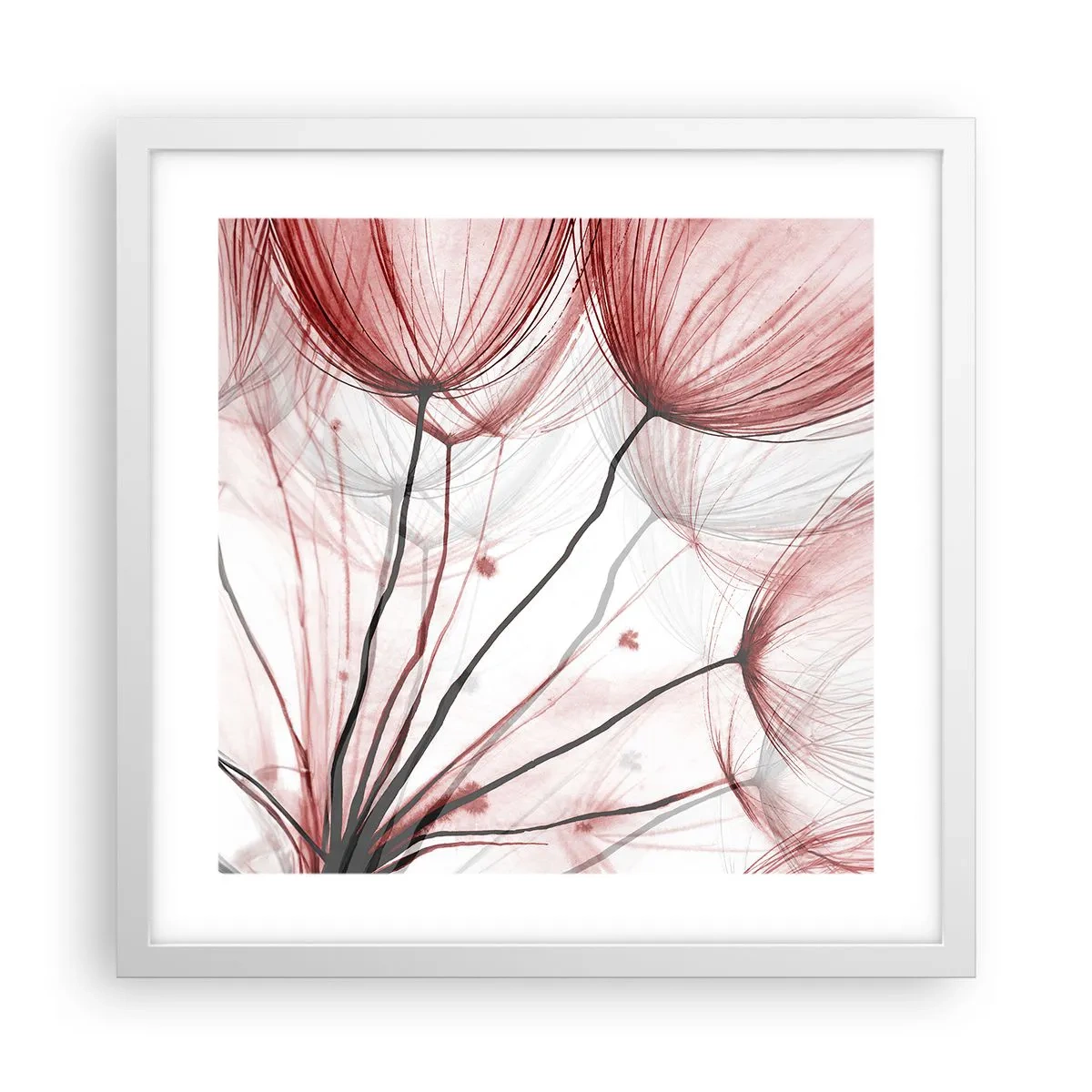 Plakat w białej ramie - Przed odlotem - 40x40 cm