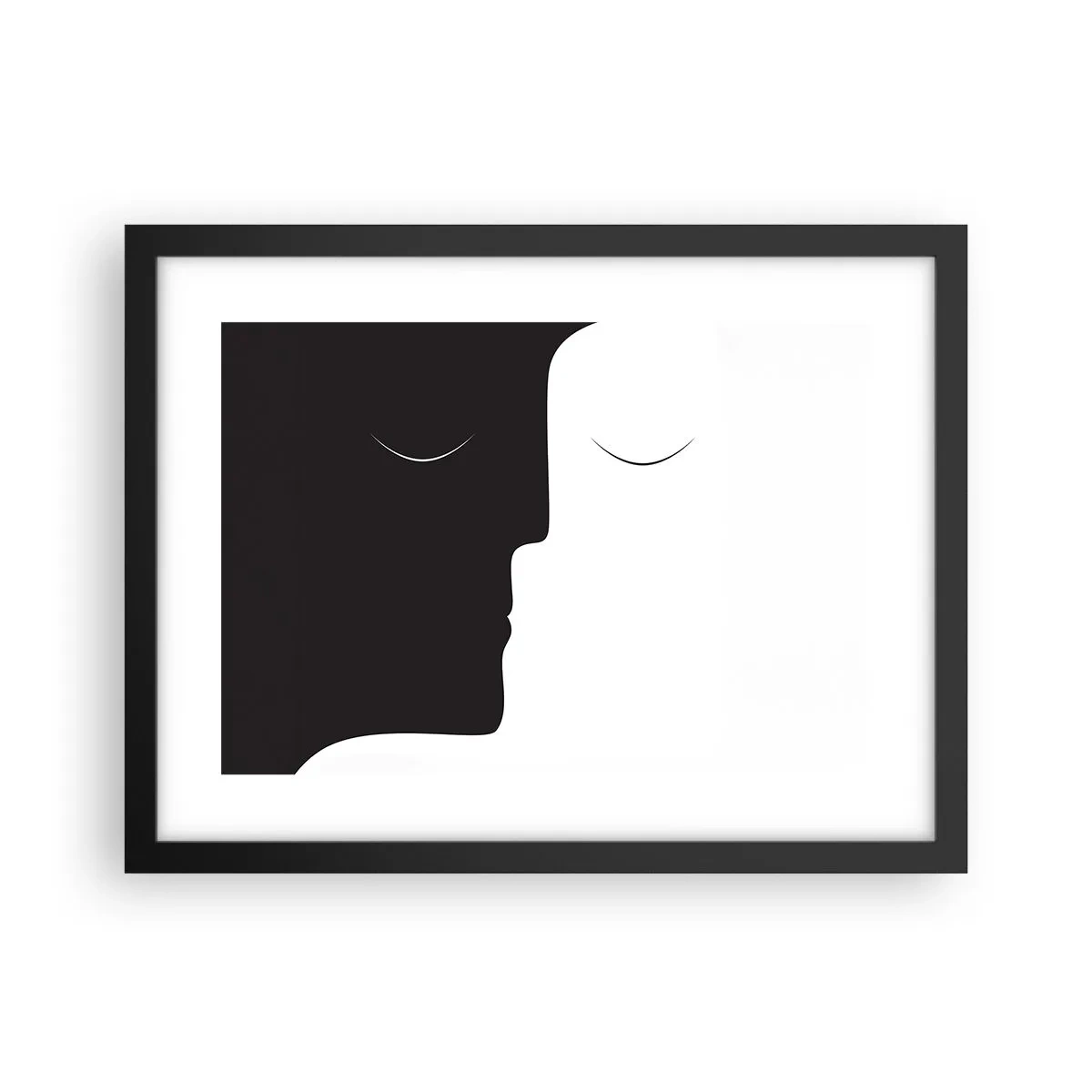 Plakat w czarnej ramie - Jedność przeciwieństw - 40x30 cm