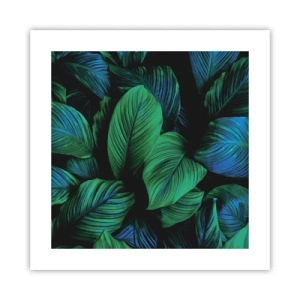 Plakat - W zielonym tłumie - 40x40 cm