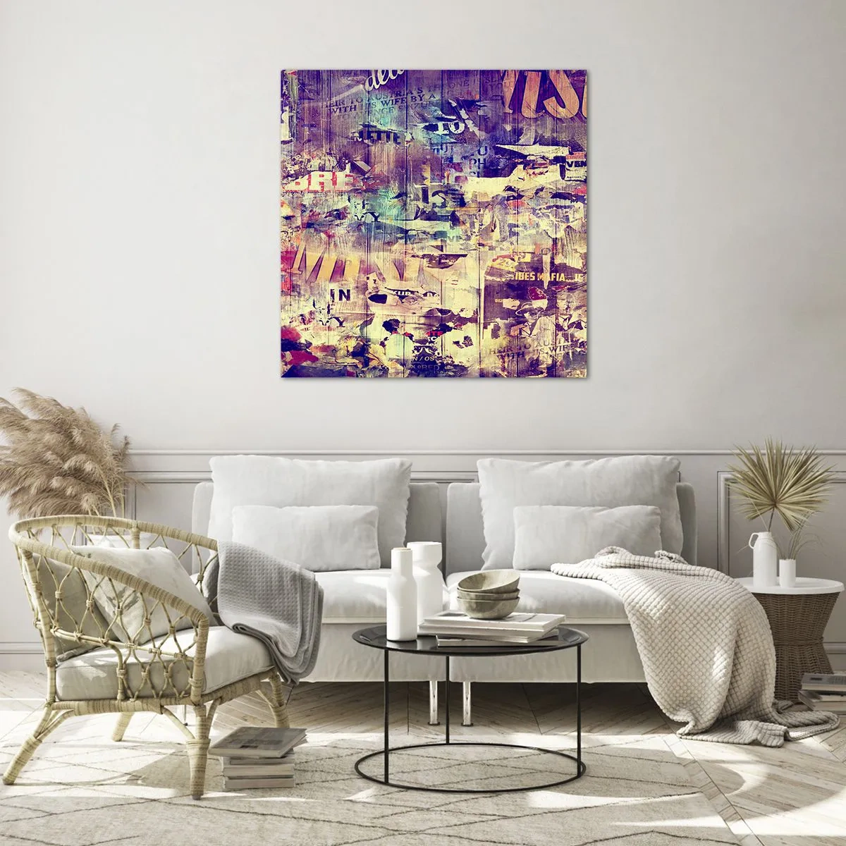 Obraz na szkle - I tyle zostanie - 50x50 cm