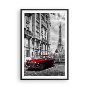 Plakat w czarnej ramie - Drapieżnik w mieście - 61x91 cm