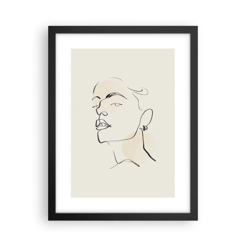 Plakat w czarnej ramie - Dumne spojrzenie - 30x40 cm