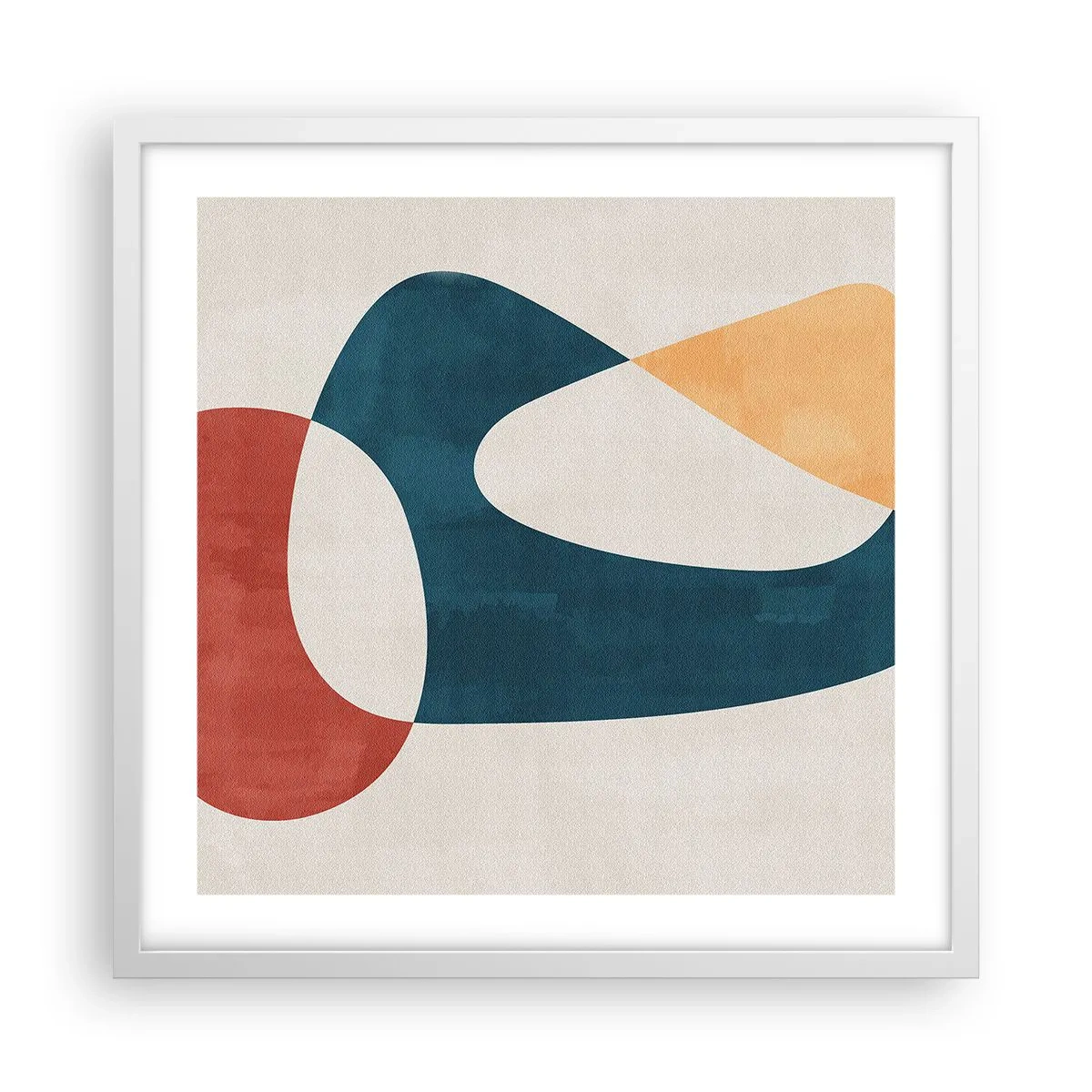 Plakat w białej ramie - Wpływy i metamorfozy - 50x50 cm