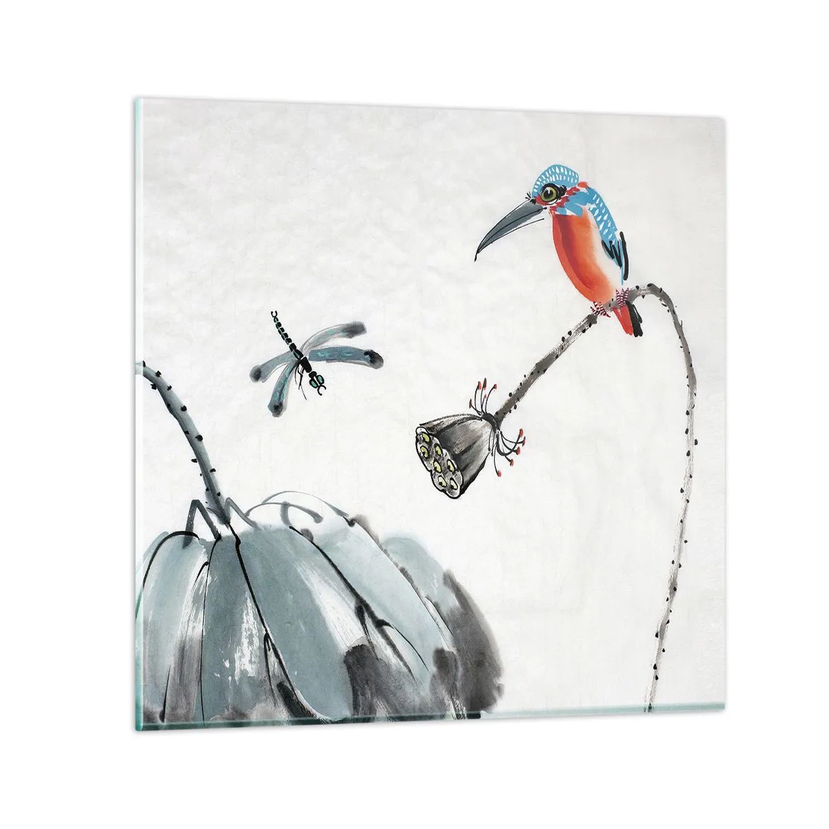 Obraz na szkle - Życie łąki - 60x60 cm