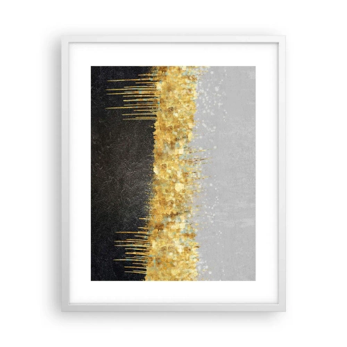 Plakat w białej ramie - W głąb i ku górze - 40x50 cm