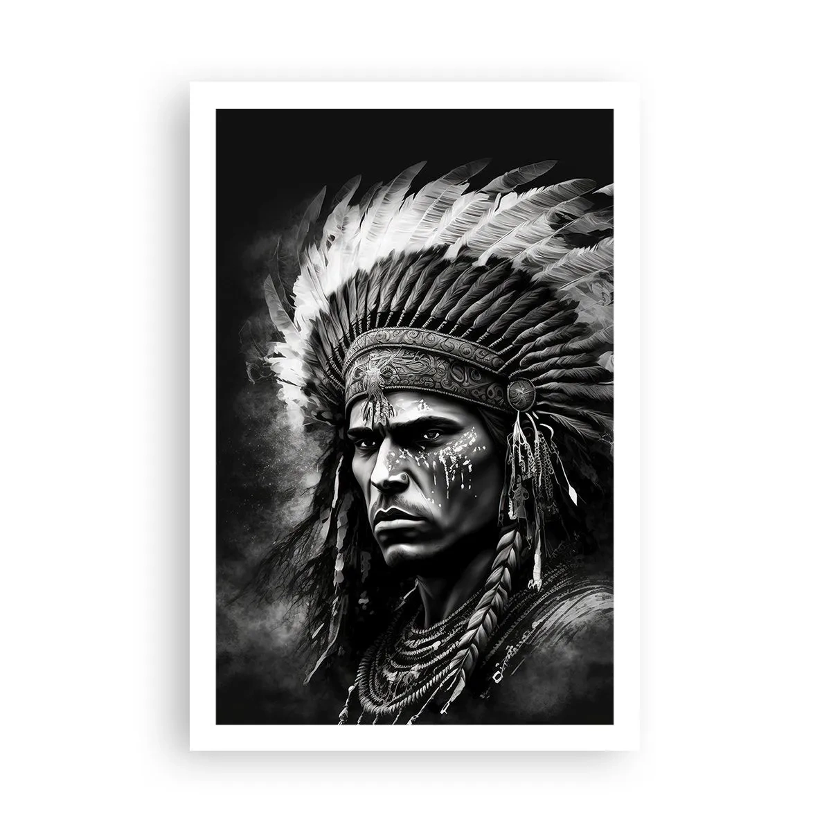 Plakat - Wódz i wojownik - 61x91 cm