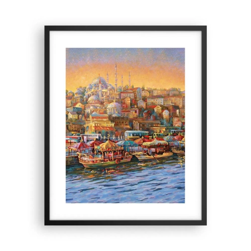 Plakat w czarnej ramie - Stambulska opowieść - 40x50 cm