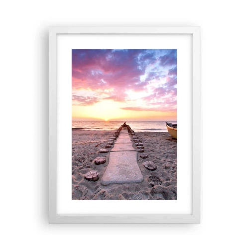 Plakat w białej ramie - Chwila głębokiego przeżycia - 30x40 cm