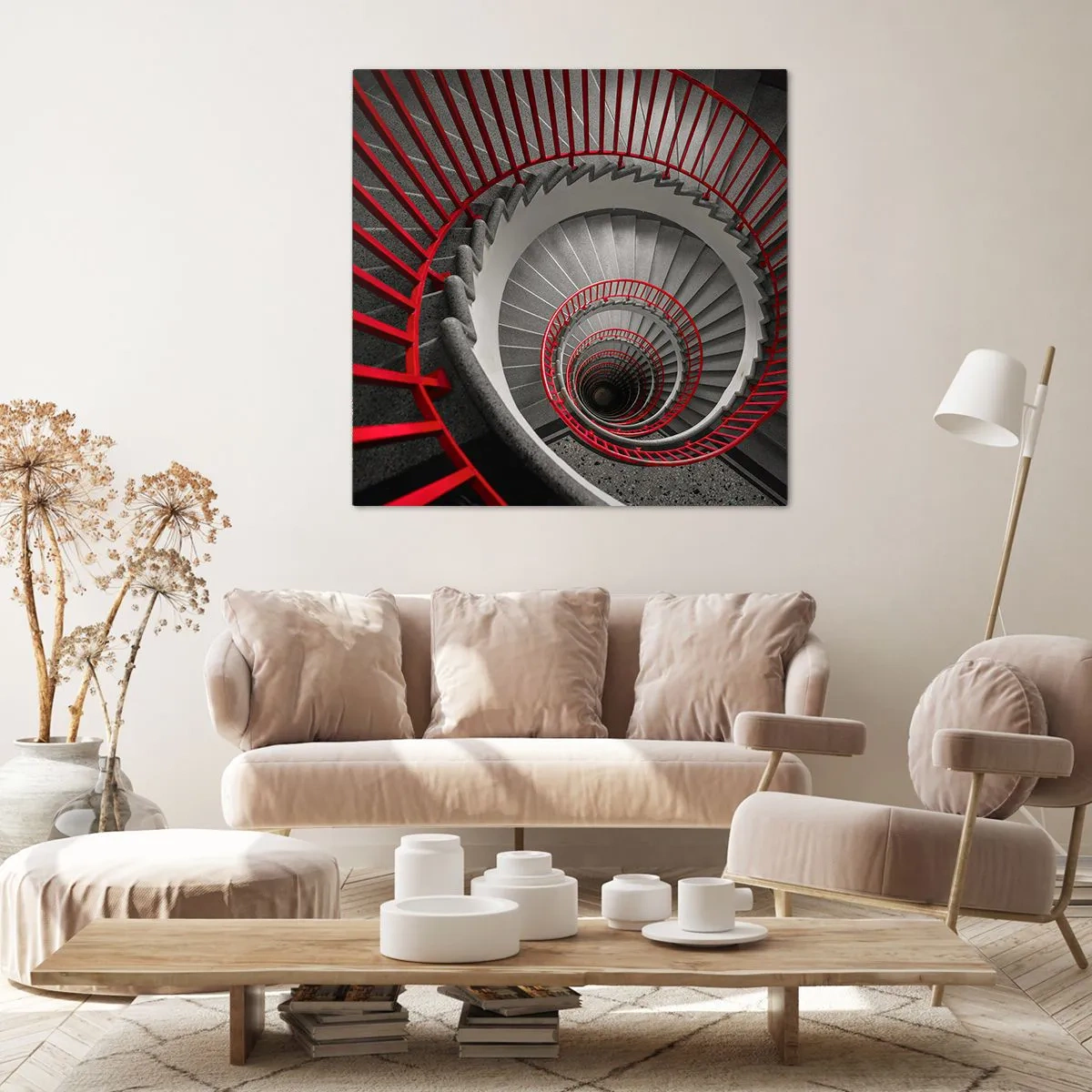 Obraz na płótnie - Zabawy architektury - 60x60 cm