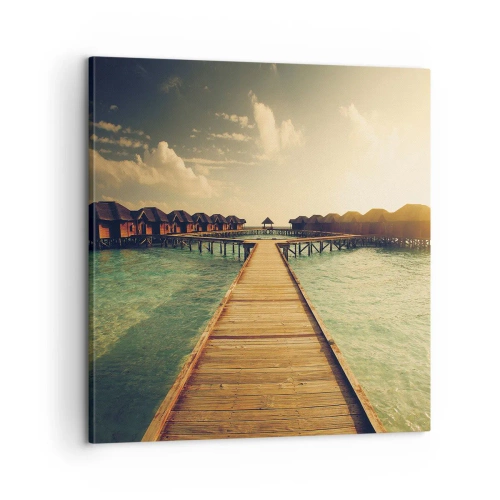 Obraz na płótnie - Gorące zaproszenie - 60x60 cm