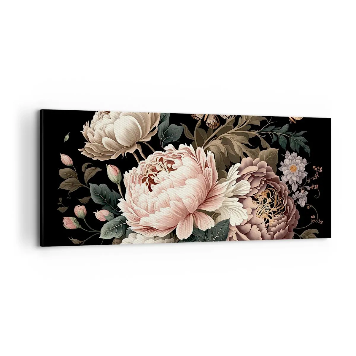 Obraz na płótnie - W barokowym stylu - 100x40 cm