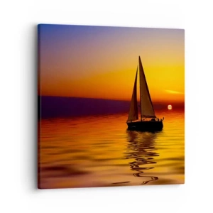 Obraz na płótnie - Jak tu cicho o zmierzchu… - 30x30 cm