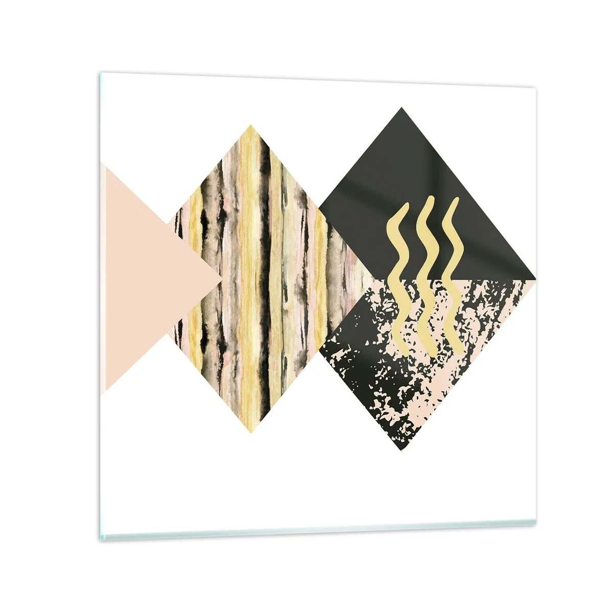 Obraz na szkle - Nie takie proste - 70x70 cm