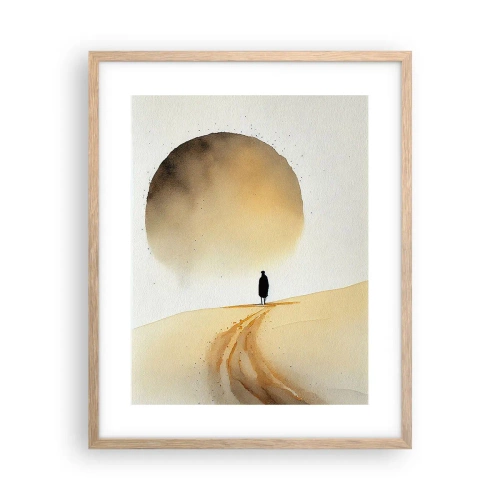 Plakat w ramie jasny dąb - Zawsze tęsknota - 40x50 cm