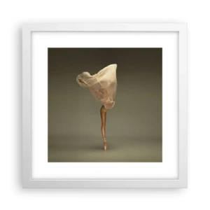 Plakat w białej ramie - Zaraz wzleci - 30x30 cm